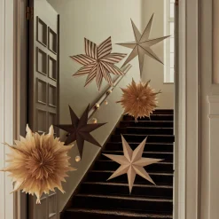 Adventsstjärna  Claus 60cm Guld