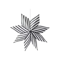 Adventsstjärna  Claus 60cm Svart