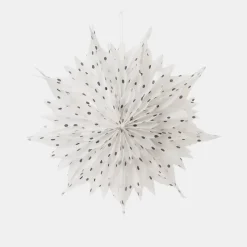 Adventsstjärna Eva Dots Dia 50cm Svart/Vit