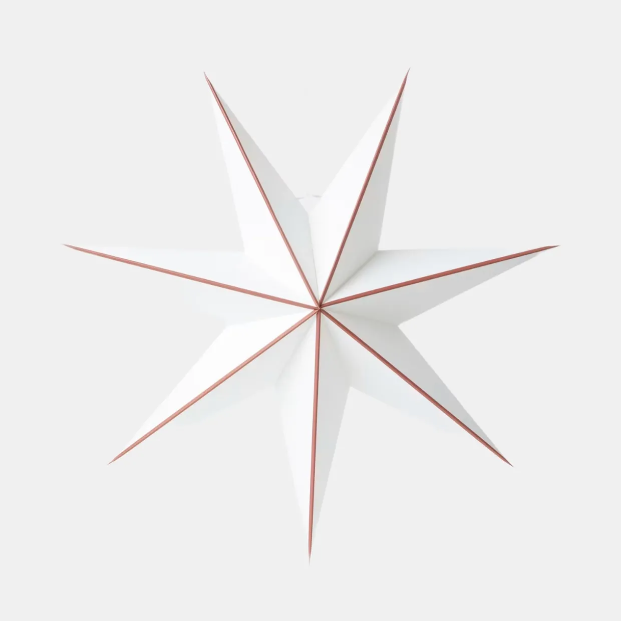 Adventsstjärna Noelle 60cm Vit/röd