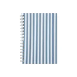 Anteckningsbok KIT Stripe A5 Blå/vit