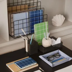 Anteckningsbok KIT Stripe A5 Blå/vit