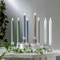 Antikljus LED 2-Pack Vit