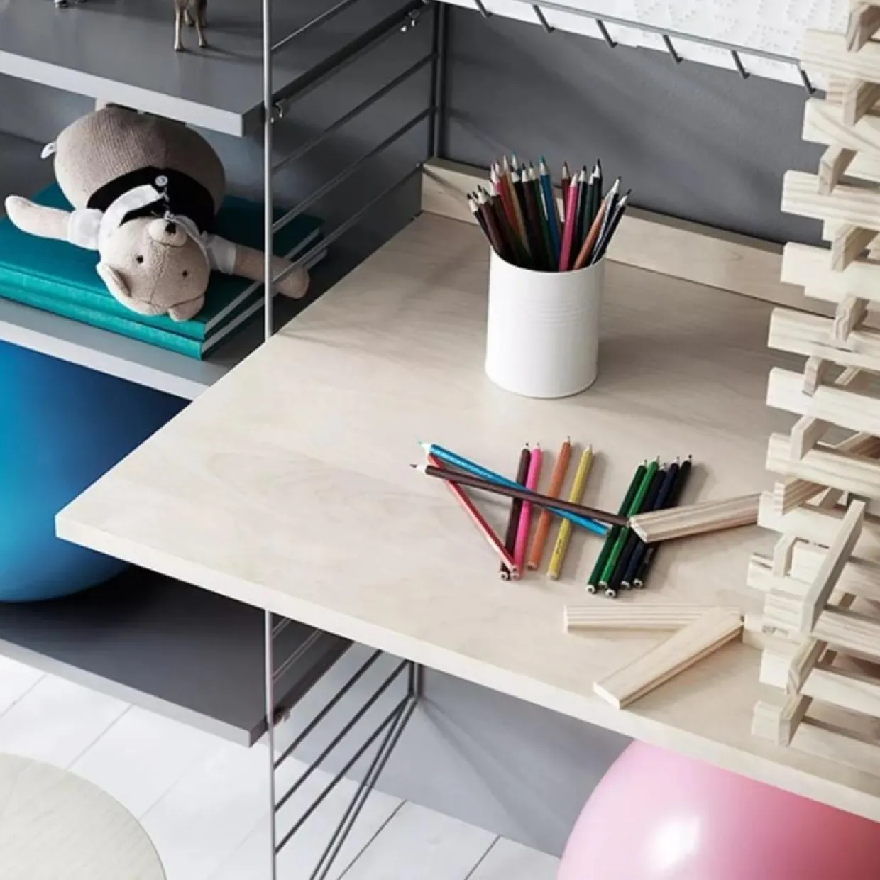 Arbetsskiva 78x58 trä