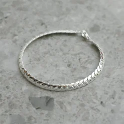 Armband Blanca 19 cm silver