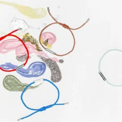 ARMBAND GIVE HOPE tråd/silver Silver Metallic