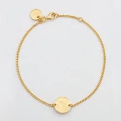 Armband Minimalistica Hammered Guld