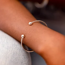 Armband Strict Plain Ball Silver -