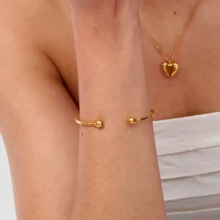 Armband Strict Plain Ball Guld -