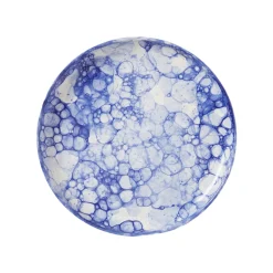 Assiett Bubble blå