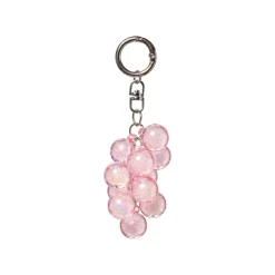 BAG CHARM Grape Pink