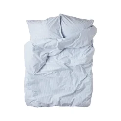 Bäddset Vide Percale 220x210cm Blå/Vit