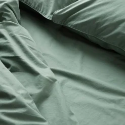 Bäddset Vide Percale 220x210cm Mörkgrön