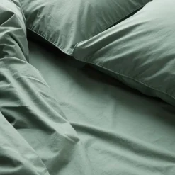 Bäddset Vide Percale 150x210cm Mörkgrön