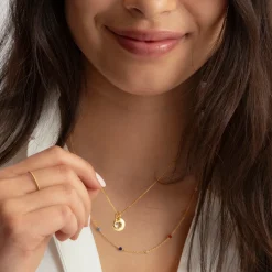 Berlock beloved heart Guld Klar