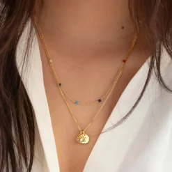 Berlock beloved heart Guld Klar