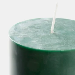 Blockljus 7x15cm Grön