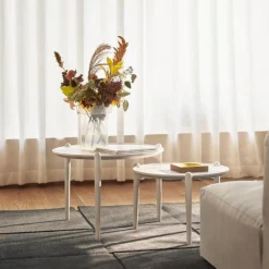 Bord Aria 60x46cm Vit