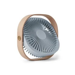 Bordsfläkt trådlös Fantastic Wood Dusty blue