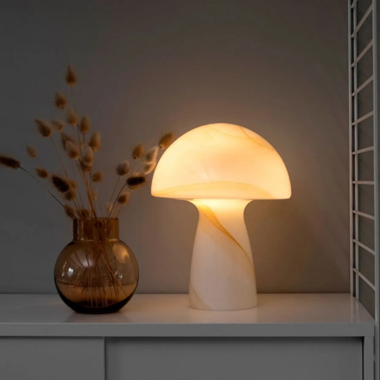 Bordslampa Fungo 22 Beige