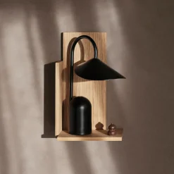 Bordslampa Uppladdingsbar Arum Svart