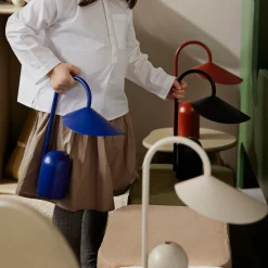 Bordslampa Uppladdingsbar Arum Klarblå