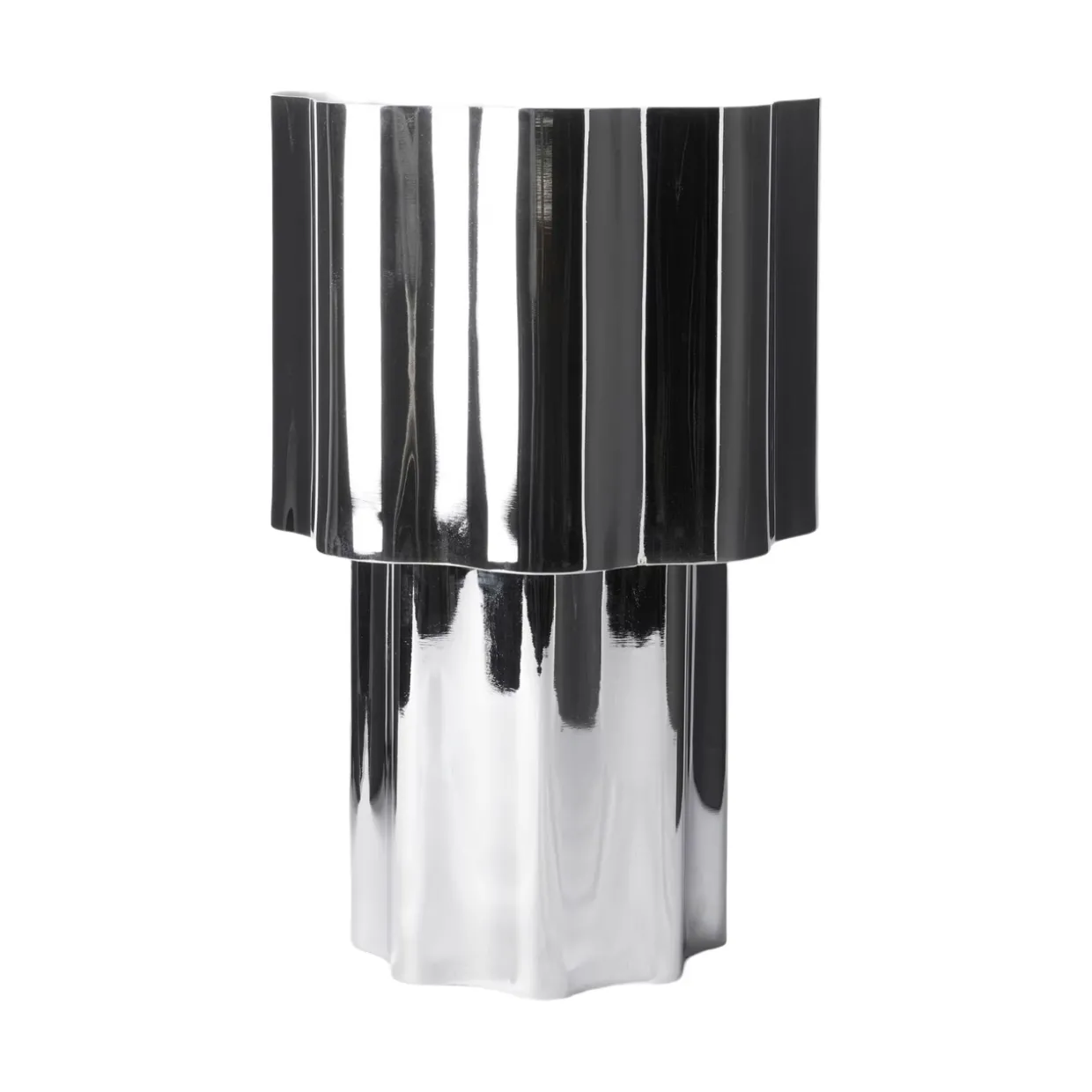 Bordslampa Wave 36cm Krom