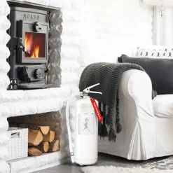 Brandsläckare 6 kg vit/vit solstickan