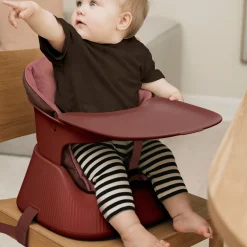 Bärbar barnstol Hannie Mahogany Red
