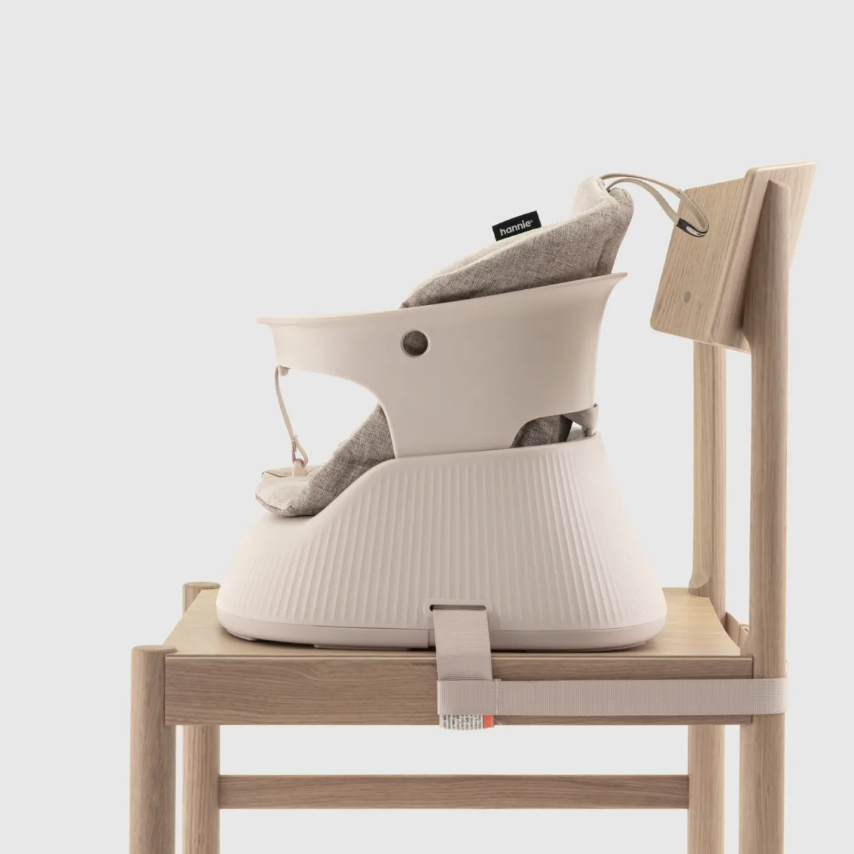 Bärbar barnstol Hannie White Sand