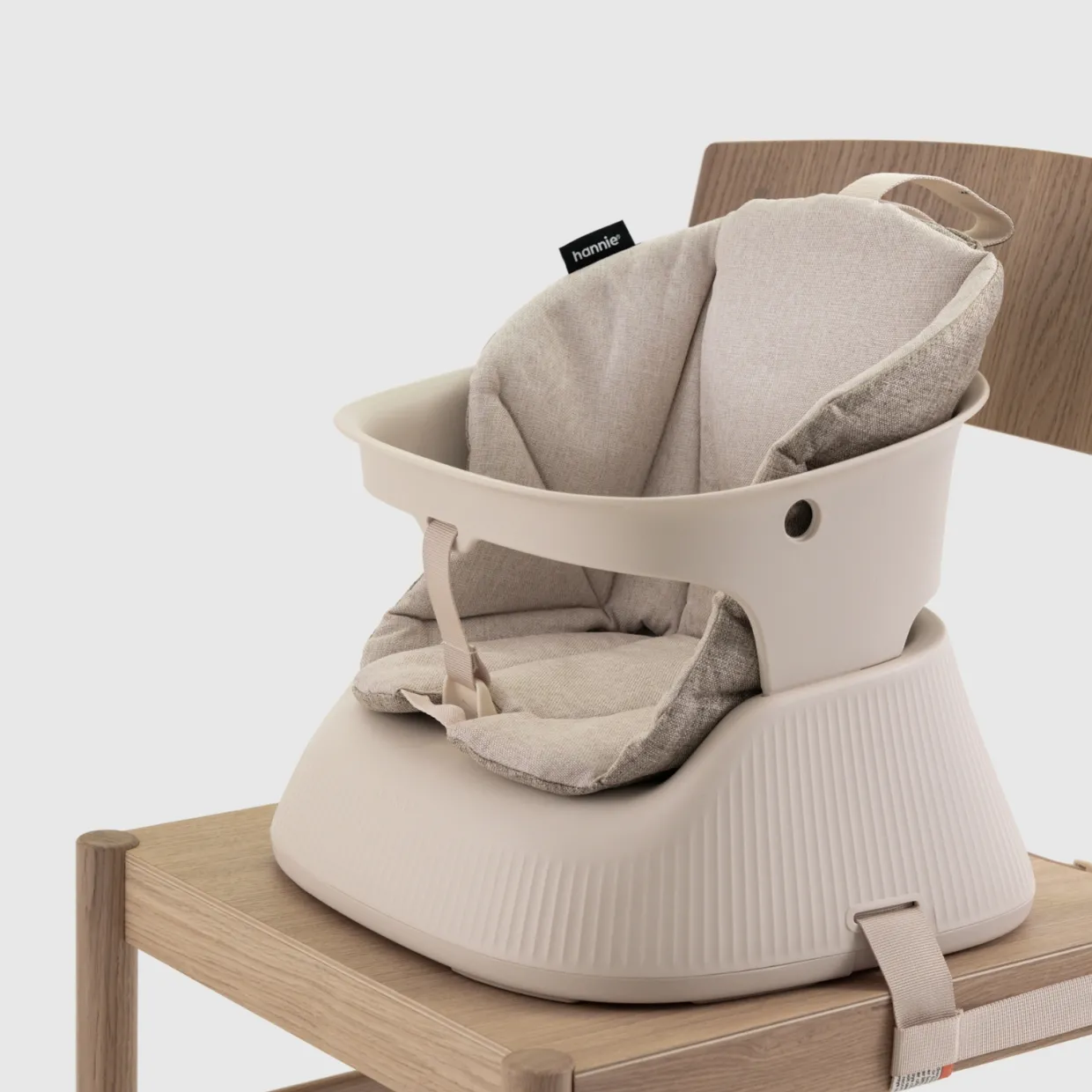 Bärbar barnstol Hannie White Sand