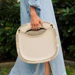 Bärbar barnstol Hannie White Sand