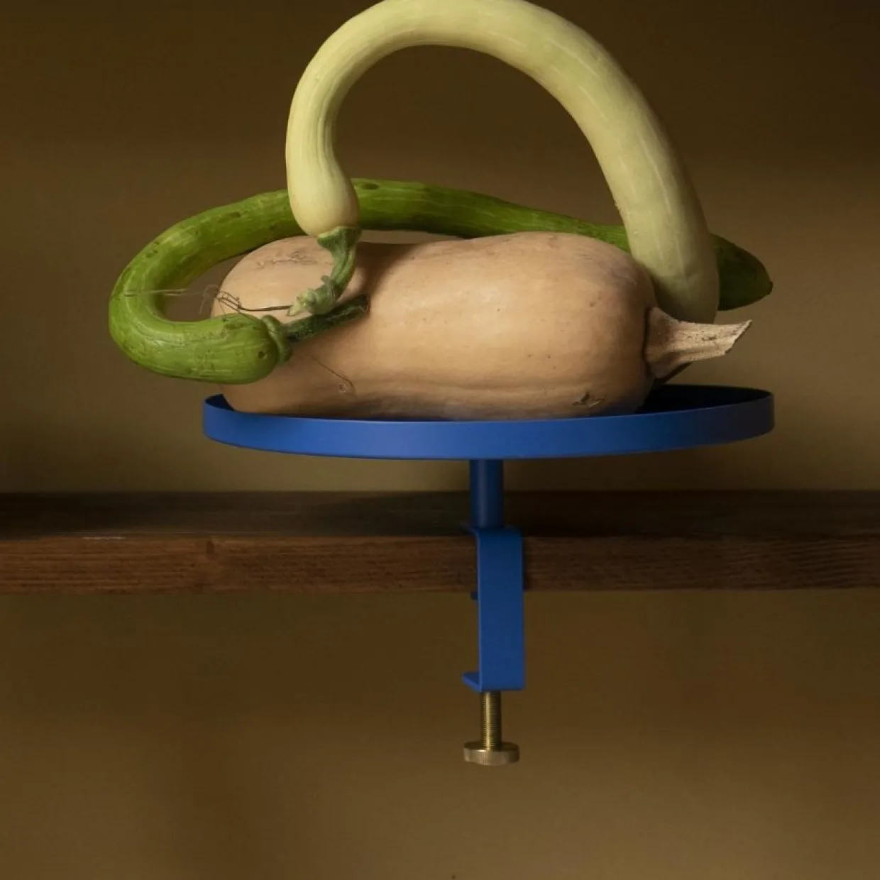 Bricka Clamp Tray L klarblå