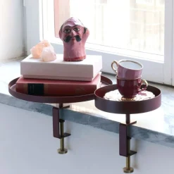 Bricka Clamp Tray L vinröd