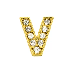 DRMZ V - Gold Rhinestone