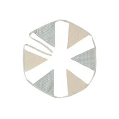 Flaggspel Philippe 185 cm grön/creme