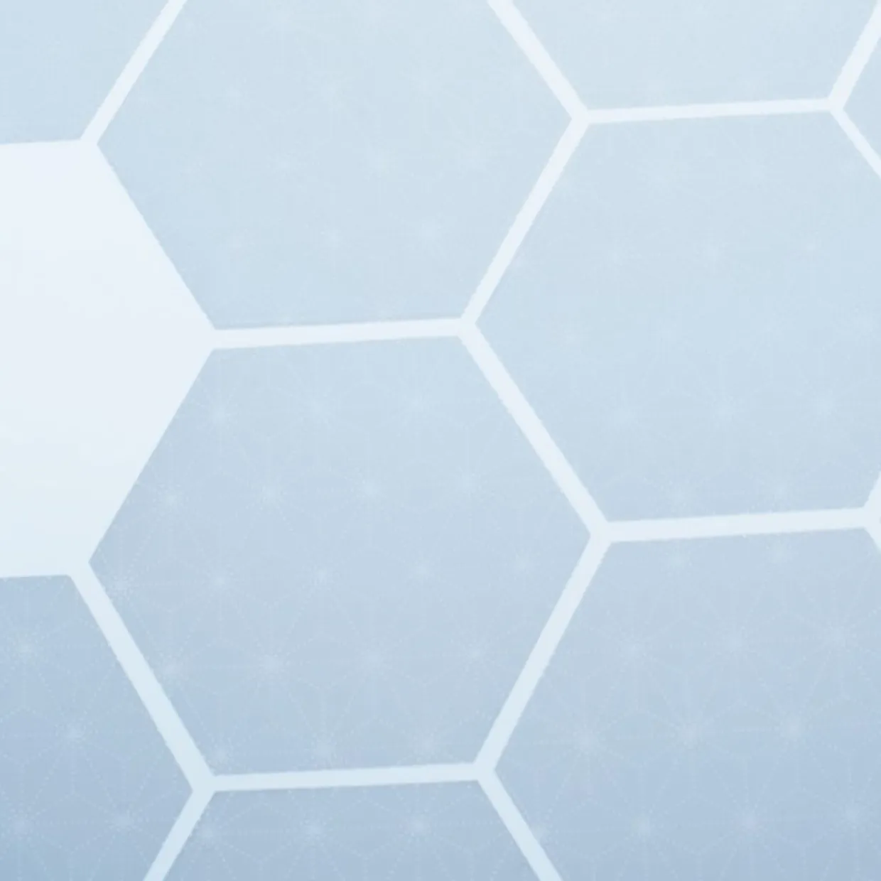 Fönstermönster Hexagon 10-p