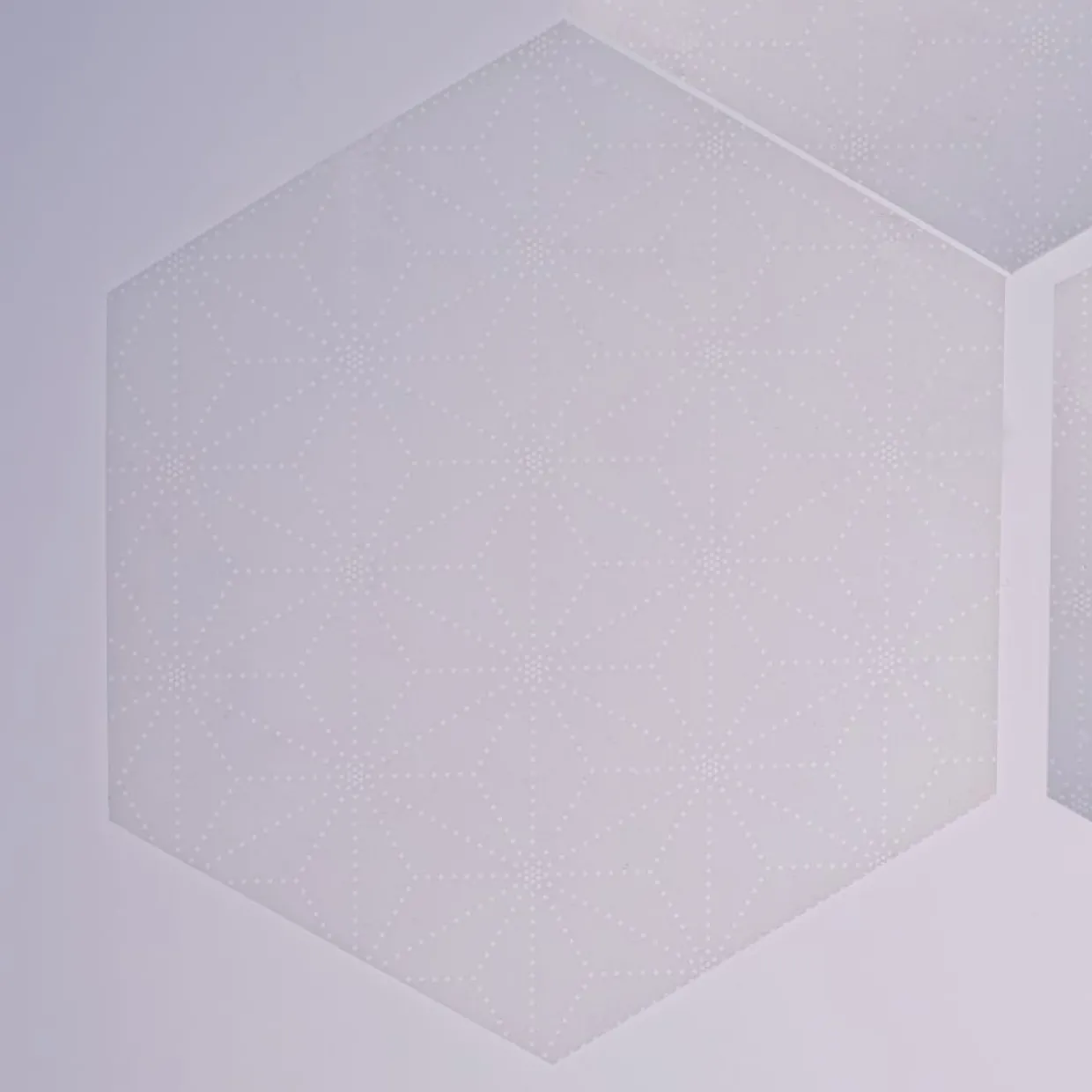 Fönstermönster Hexagon 10-p