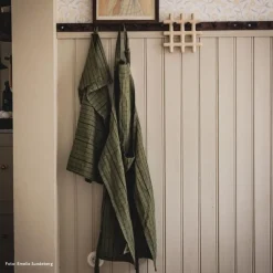 Förkläde Rutan 70x90 cm Skogsgrön