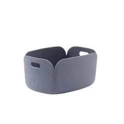 Förvaringsbox Restore Filt Blågrå