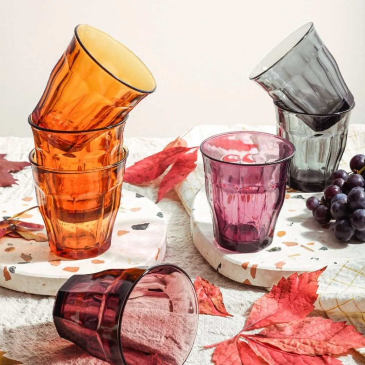 Glas Picardie 25 cl plommon