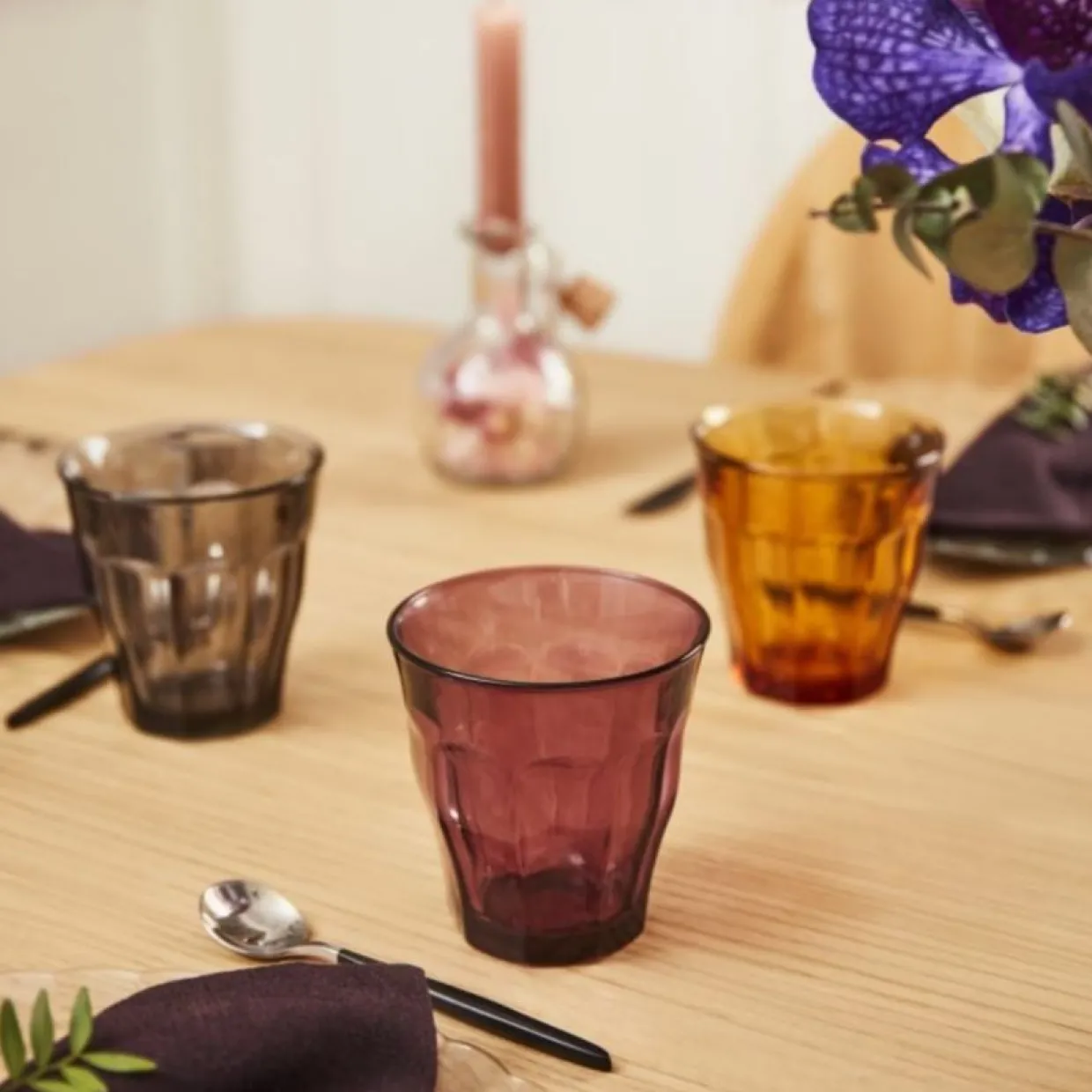 Glas Picardie 25 cl plommon