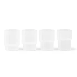 Glas Ripple 4-P 7x9cm Frostad