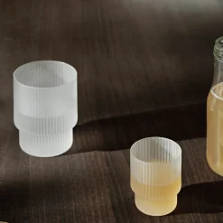 Glas Ripple 4-P 7x9cm Frostad