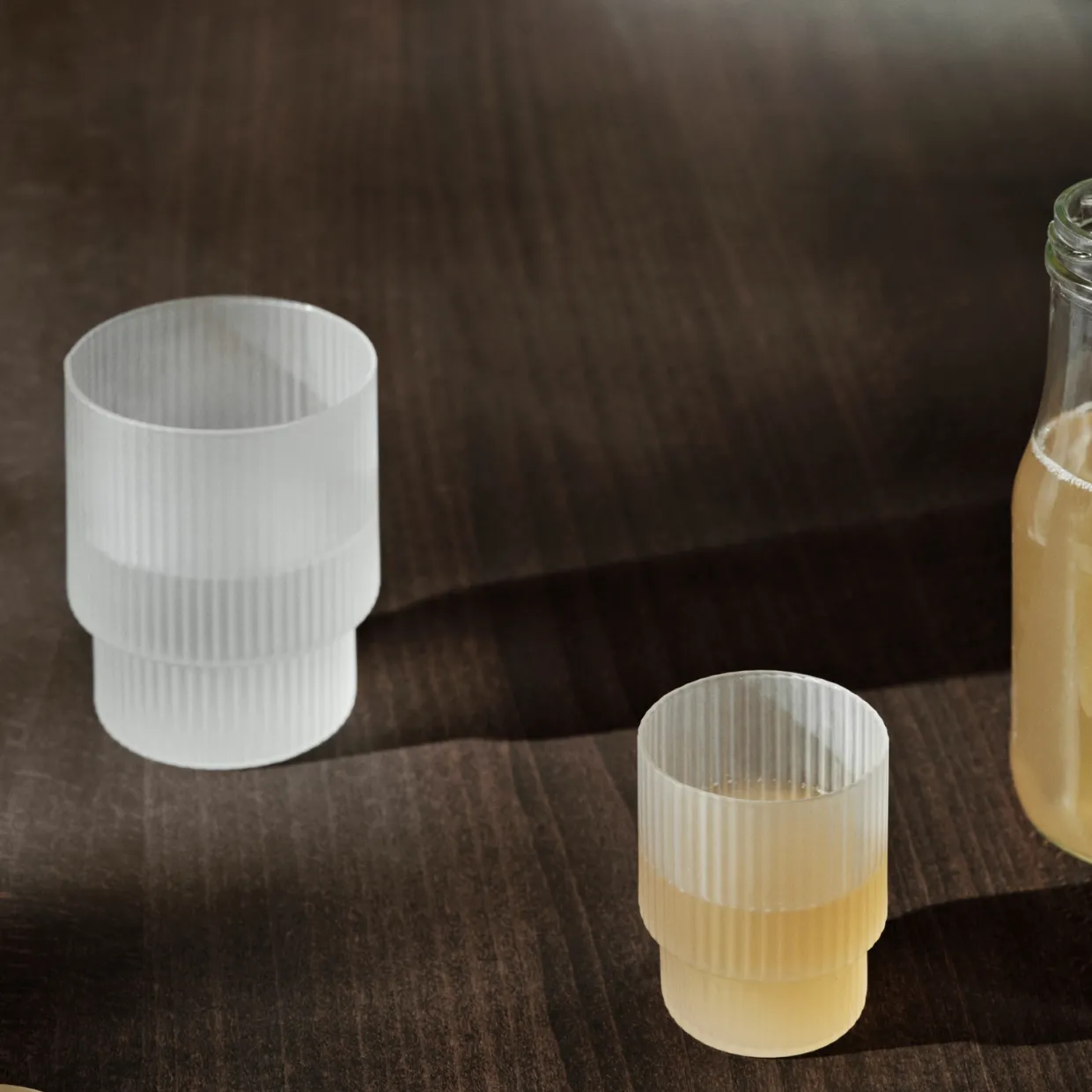 Glas Ripple 4-P 7x9cm Frostad