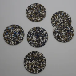 Glasunderlägg Kork & EVA Mix 6-P Blå