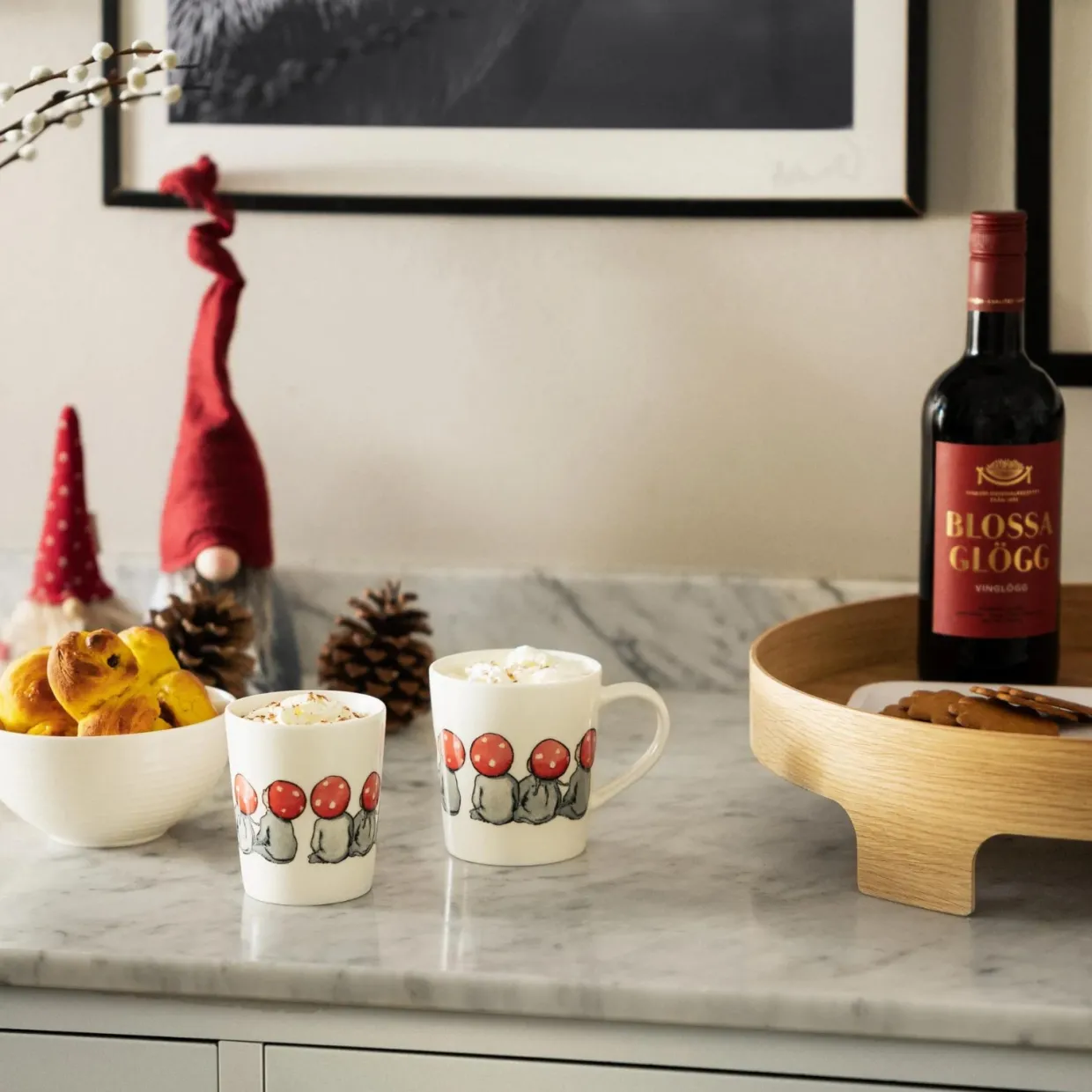 Glöggmugg Elsa Beskow Tomtebobarnen 2-P