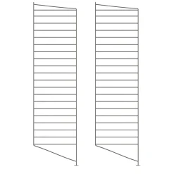Golvgavel 115x30 2-p Mörkgrå