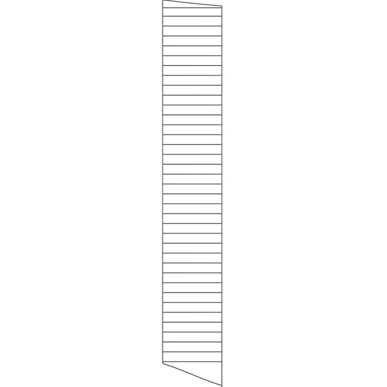 Golvgavel 200x30 1-p Mörkgrå