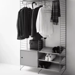 Golvgavel 200x30 1-p svart